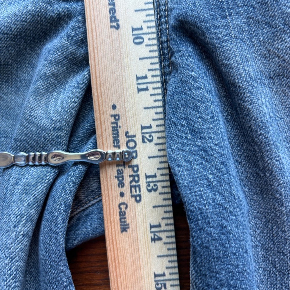 AG Adriano Goldschmied Hattie High Rise Barrel Wide Leg Blue Medium Wash Jean 29 - Picture 13 of 16